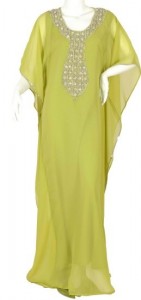 yellow kaftan